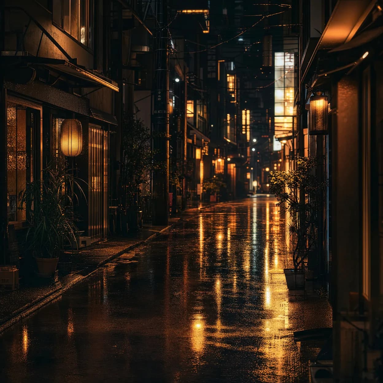 Tokyo night street